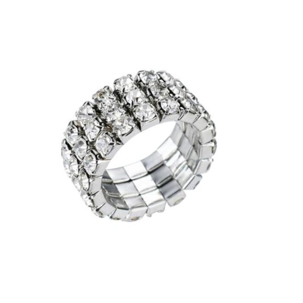 CZ Cezanne Crystal stretch ring